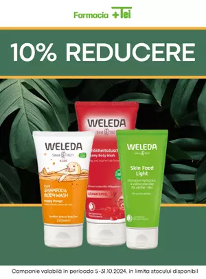 Weleda 10% Reducere Octombrie -  Exclusiv Online