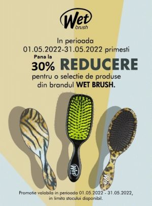Wet Brush Pana la 30% Reducere Mai