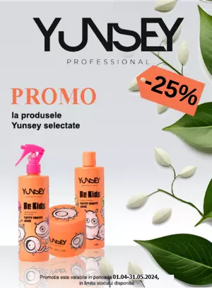 Yunsey 25% Reducere Aprilie-Mai