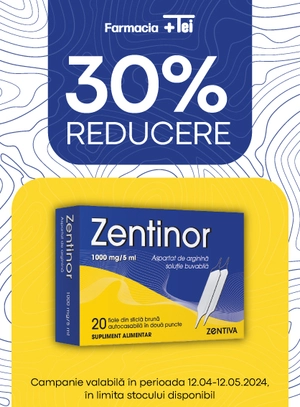 Zentinor 30% Reducere Aprilie-Mai