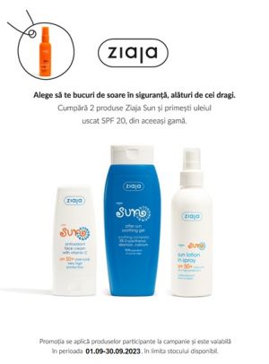 Ziaja Sun Produs Bonus Septembrie