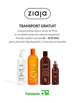 Ziaja Transport Gratuit Septembrie