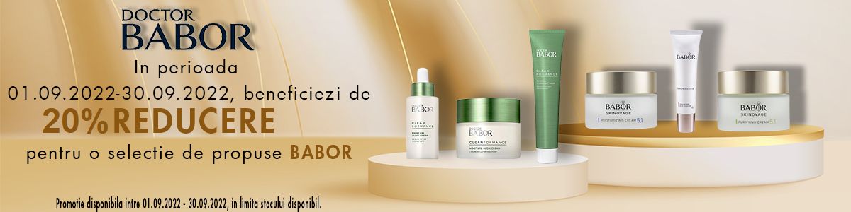 Babor 20% Reducere Septembrie