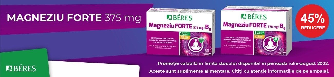 Beres Magneziu Forte 45% Reducere Iulie - August