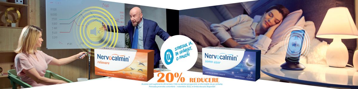 Biofarm Nervocalmin 20% Reducere Octombrie - Noiembrie