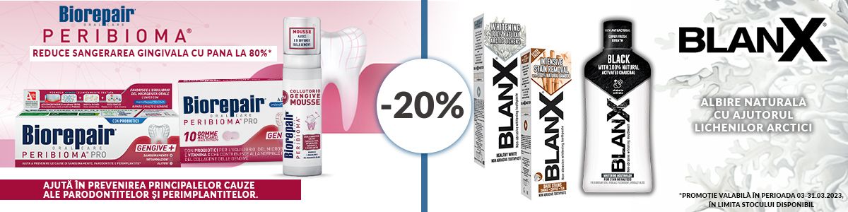 Biorepair & Blanx 20% Reducere Martie 