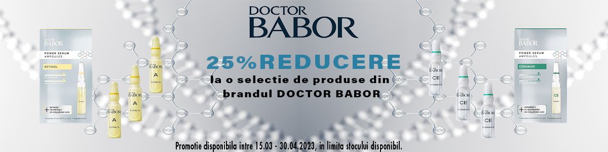 Doctor Babor 25% Reducere Martie-Aprilie