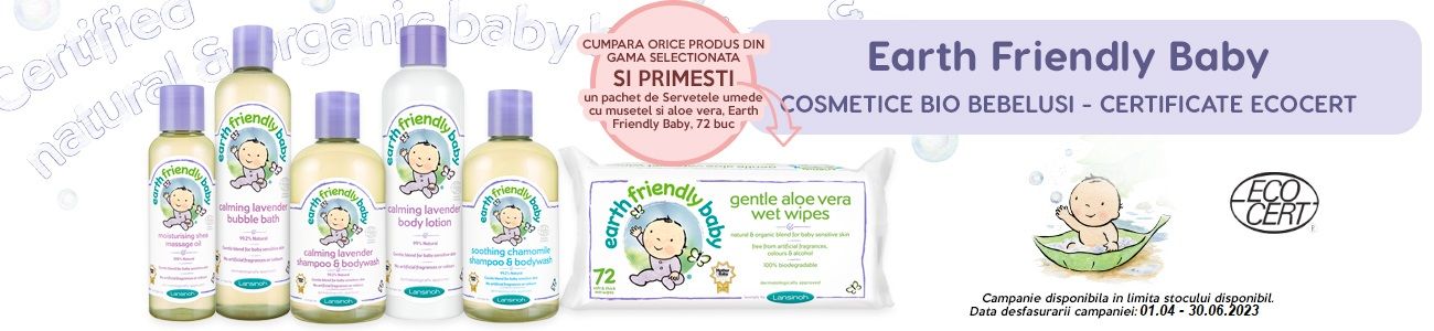 Earth Friendly Baby Produs Bonus Aprilie- Iunie