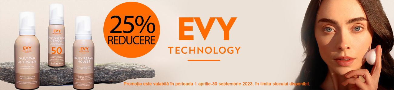 Evy Technology 25% Reducere Aprilie-Septembrie