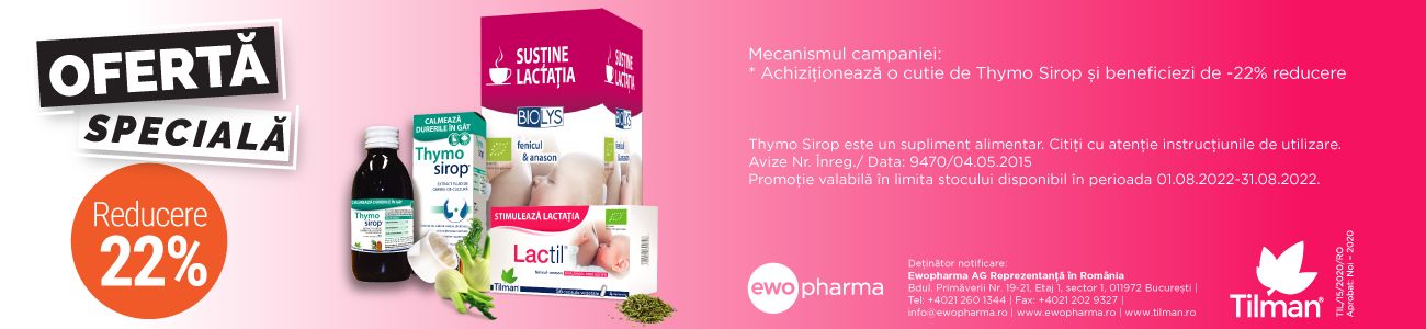 EwoPharma 22% Reducere August