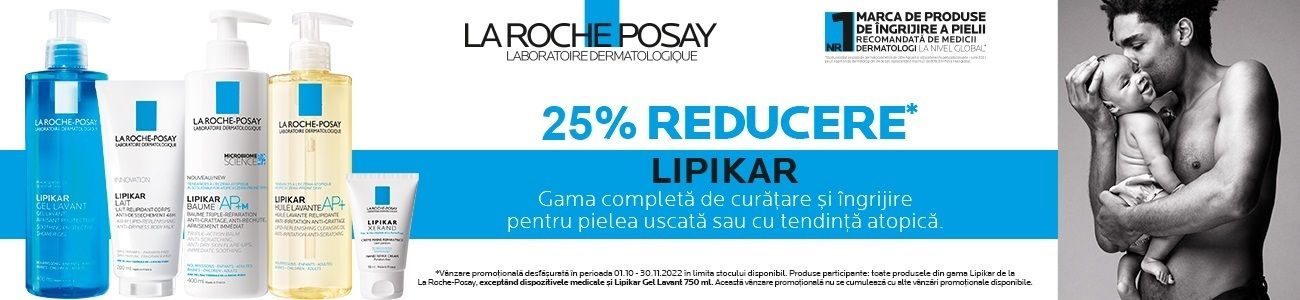 La Roche-Posay 25% Reducere Octombrie-Noiembrie