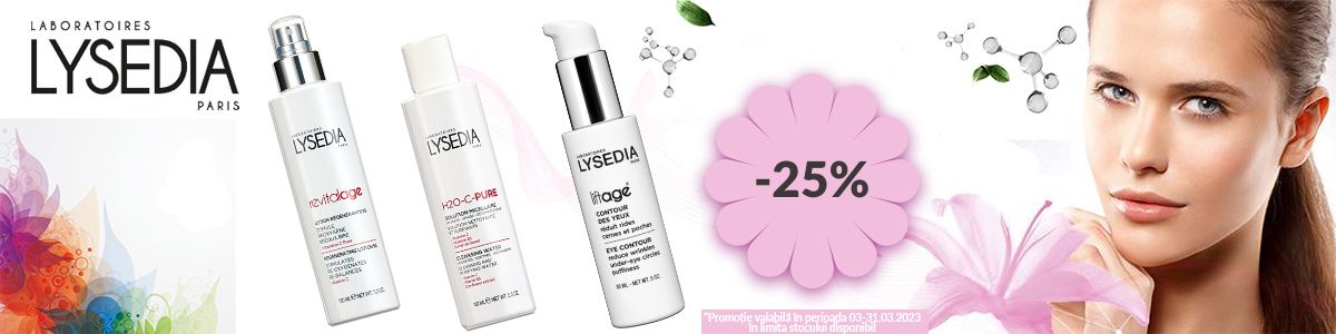 Lysedia 25% Reducere Martie 