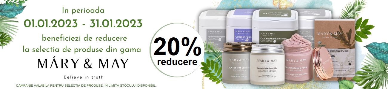 Mary and May 20% Reducere Ianuarie