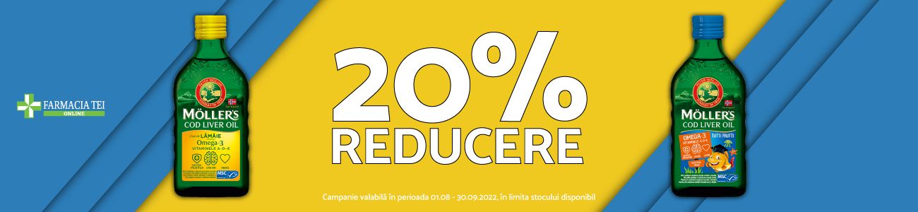 Mollers 20% Reducere August - Septembrie