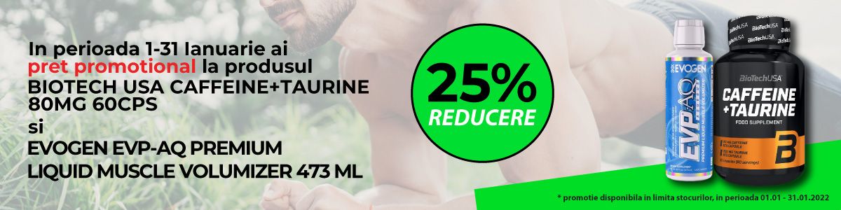 Muscle Shop 25% Reducere Ianuarie