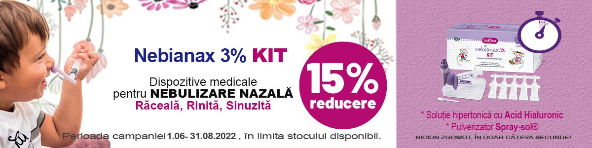 Nebianax 15% Reducere Iunie-August