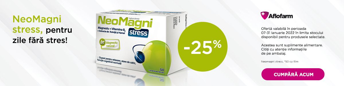 Neomagni Stress 25% Reducere Ianuarie