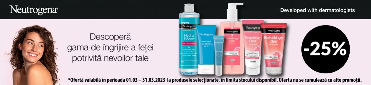 Neutrogena 25% Reducere Martie 