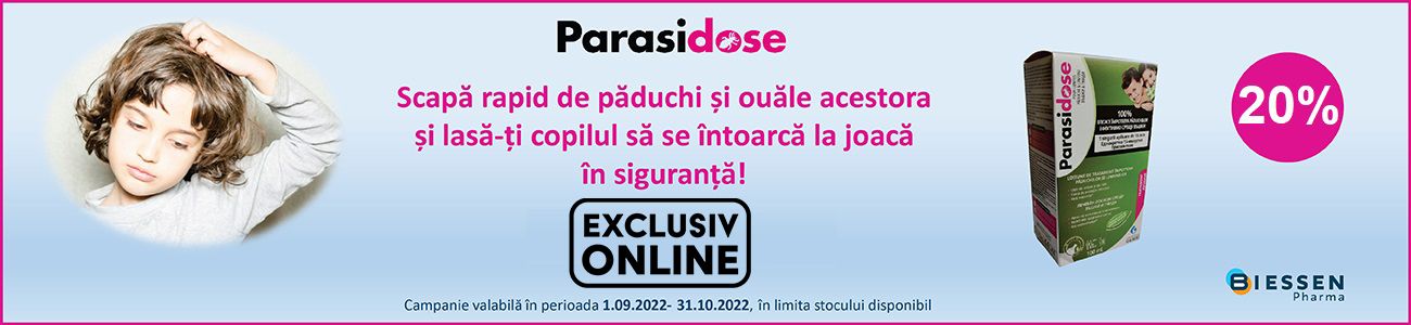 Parasidose 20% Reducere Septembrie - Octombrie