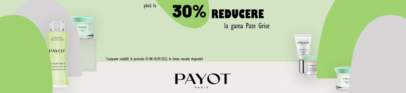 Payot Pana la 30% Reducere August-Septembrie