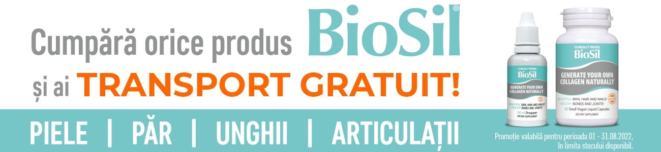 Promotie Biosil Transport Gratuit Iulie - August