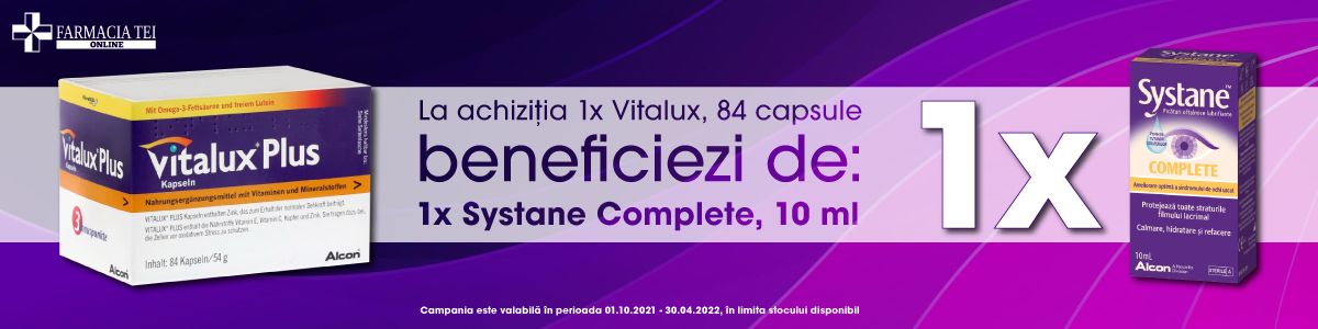 Promotie Vitalux Produs Bonus Ianuarie - Aprilie