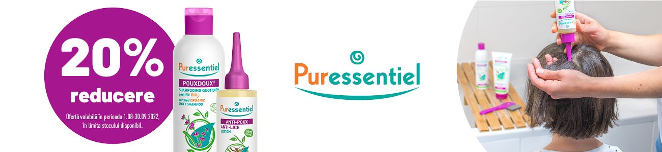Puressentiel Anti-Lice 20% Reducere August-Septembrie