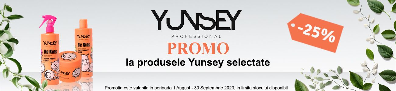 Yunsey 25% Reducere August - Septembrie 