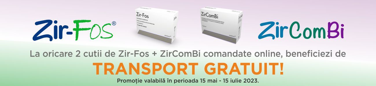 Zirfos + Zircombi Transport Gratuit Mai - Iulie