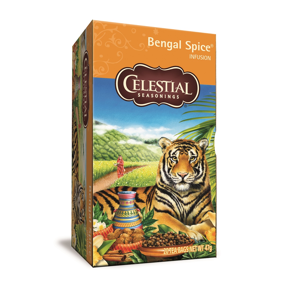 Ceai Bengal Spice Infusion, 20 plicuri, Celestial