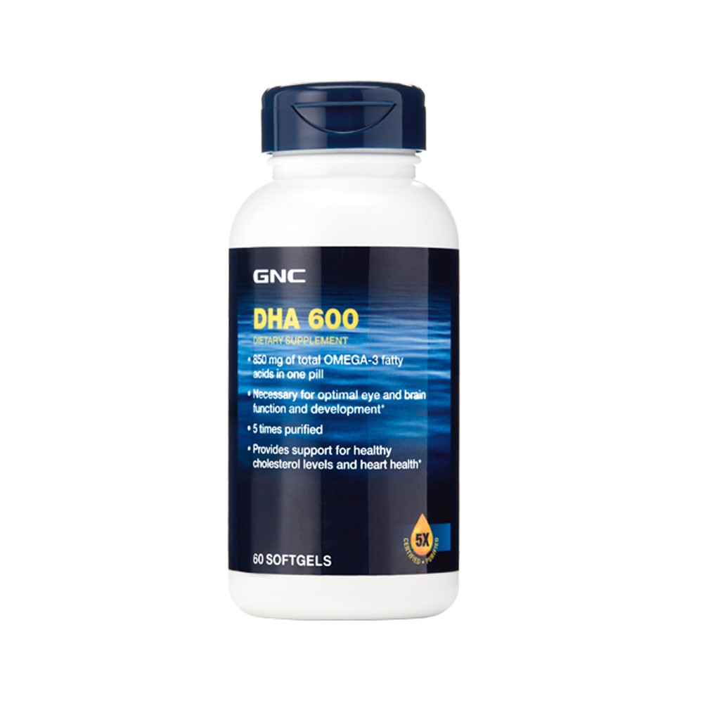 DHA 600 mg (126411), 60 capsule, GNC
