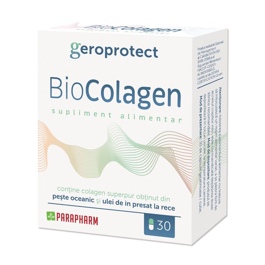BioColagen Forte - Parapharm, 30 capsule (Pentru piele) - evaluareprotectiamunciipsi.ro