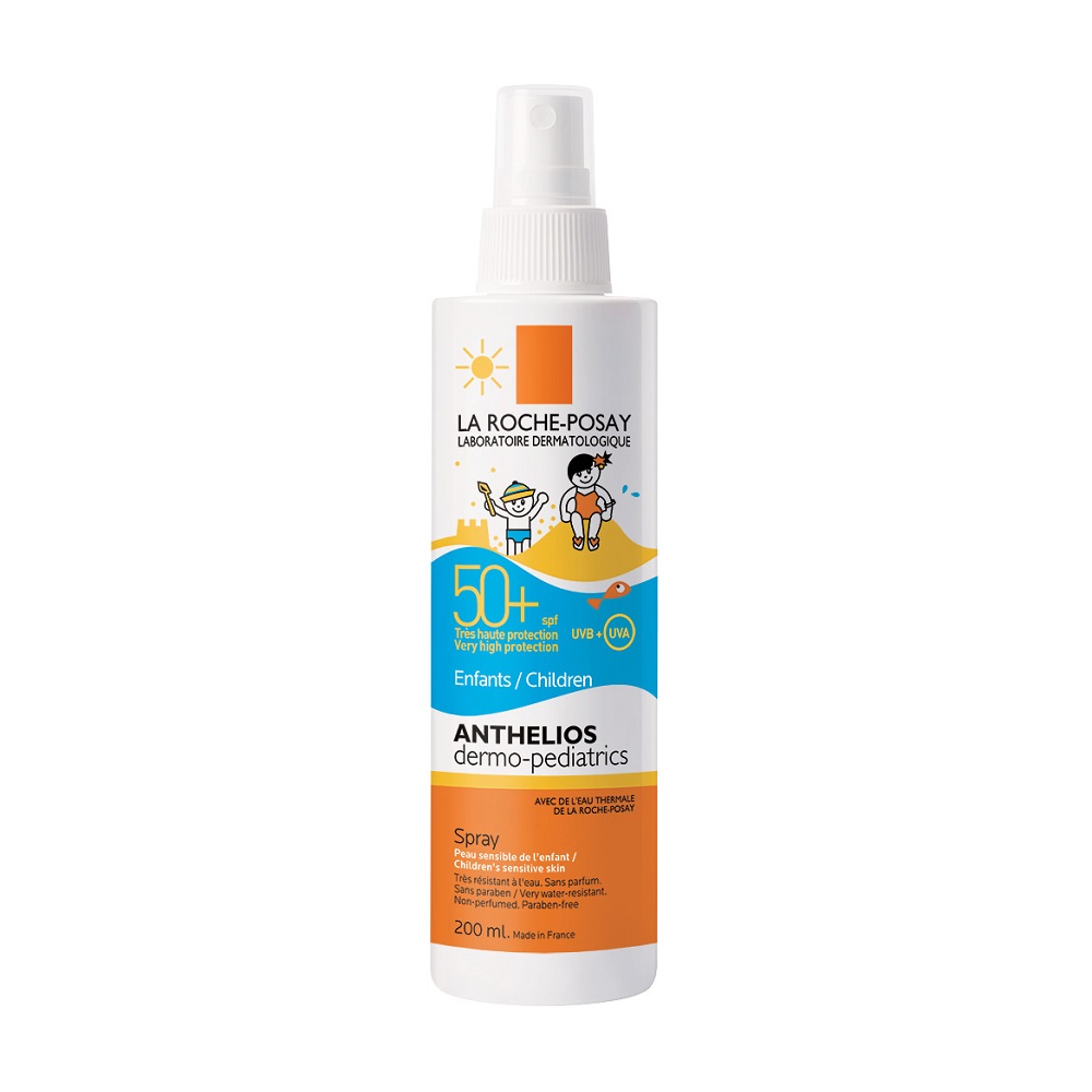 Spray de protectie solara pentru copii SPF 50+ Anthelios Dermo Pediatrics, 200 ml, La Roche-Posay