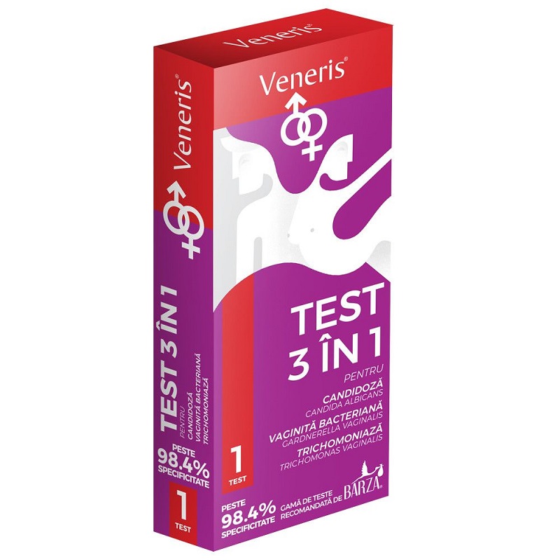 Test 3 in 1 unisex, 1 test,  Veneris