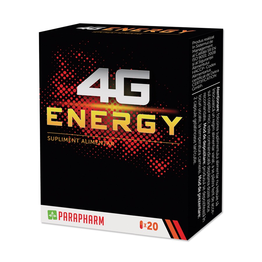 4G Energy, 20 capsule - Parapharm