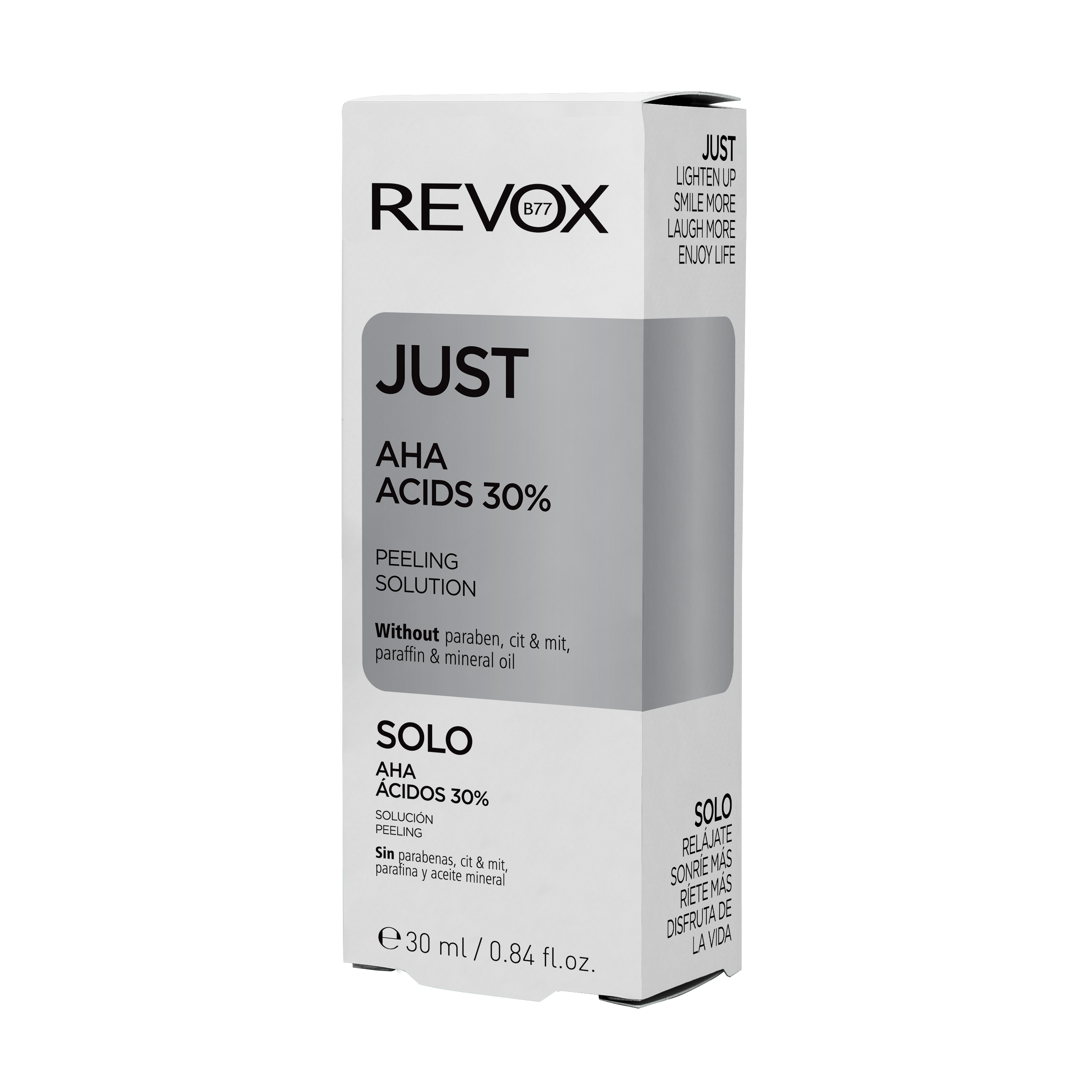 Alfa hidroxi acizi Just AHA Acids 30%, 30 ml, Revox