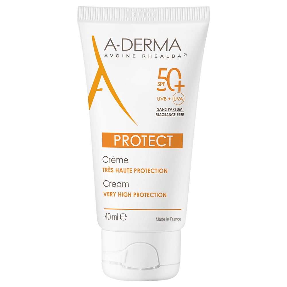 Crema fara parfum pentru protectie solara cu SPF 50+, 40 ml, A-Derma Protect