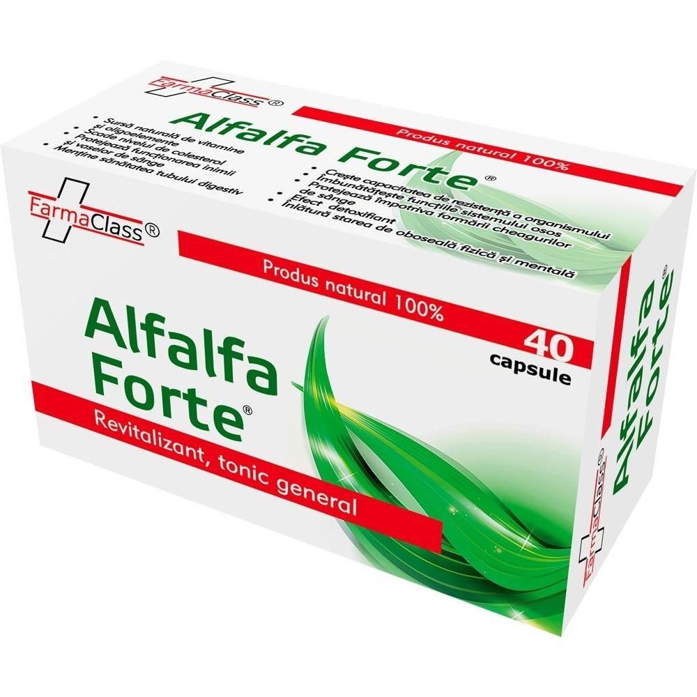 Alfalfa Forte, 40 comprimate, Farmaclass