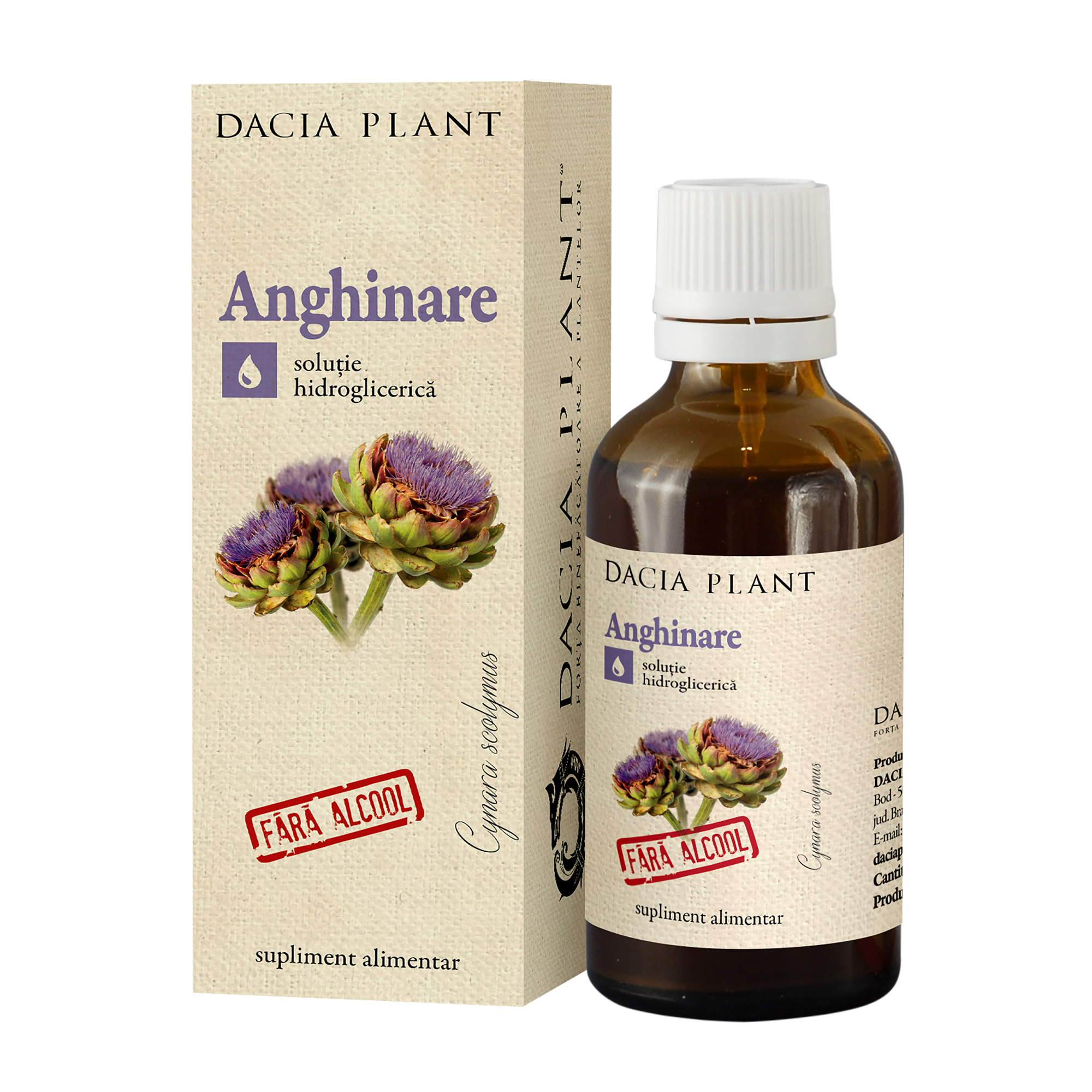 Extract natural de Anghinare fara alcool, 50 ml, Dacia Plant
