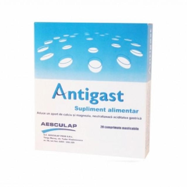 Antigast, 20 comprimate masticabile, Aesculap