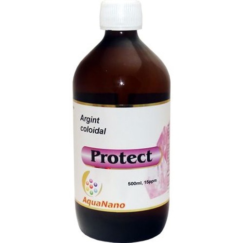 Argint coloidal Protect AquaNano, 15 ppm, 500 ml, Sc Aghoras Invent