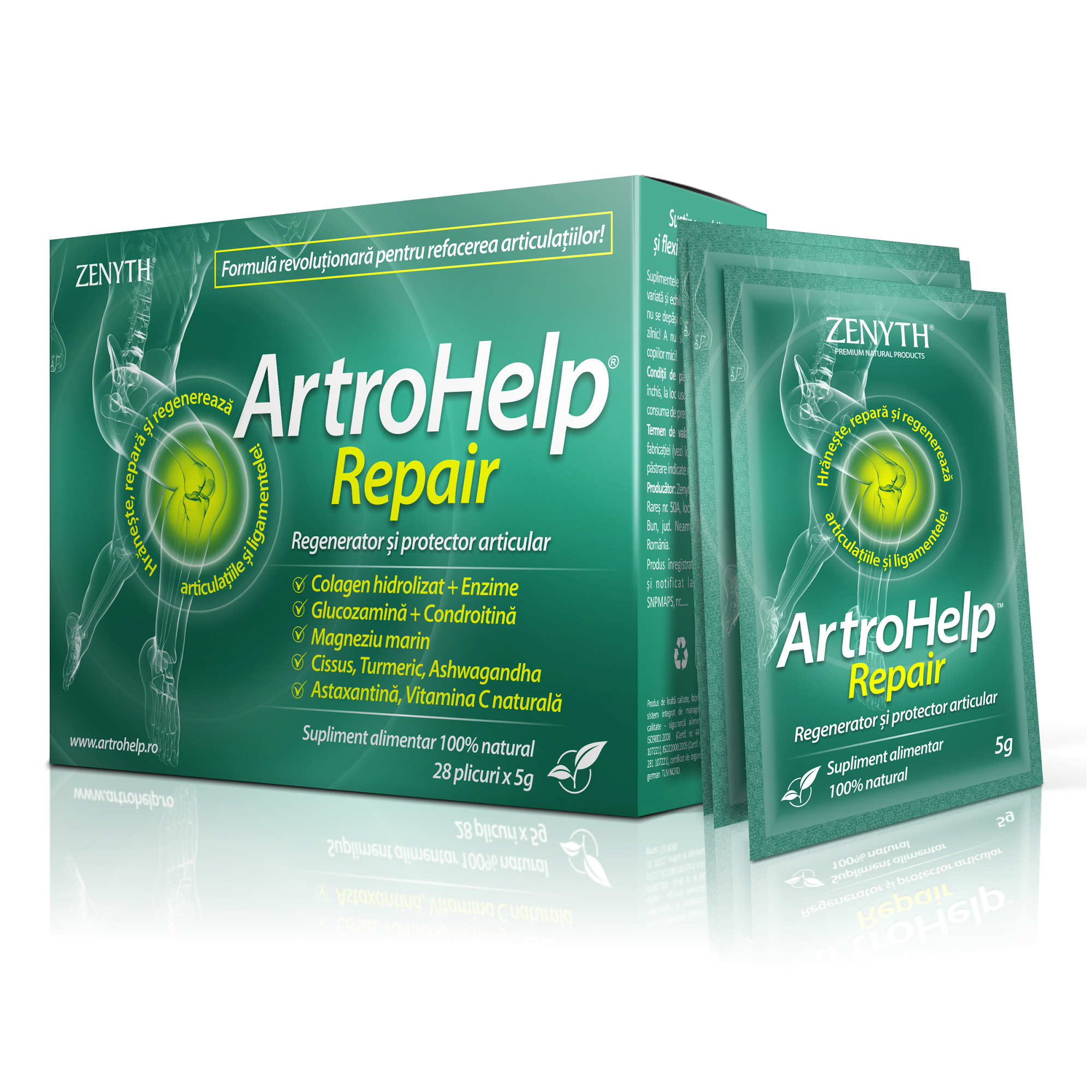 ArtroHelp Repair + Calm- cea mai complexa formula pentru articulatii