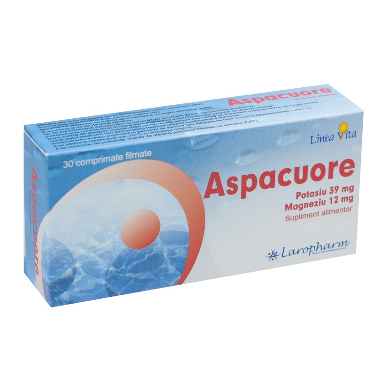 Aspacuore, 30 comprimate, Laropharm