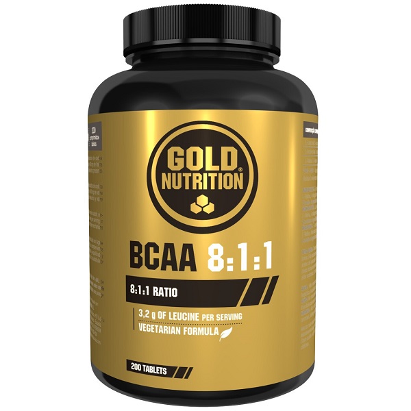 BCAA 8:1:1, 200 tablete, Gold Nutrition