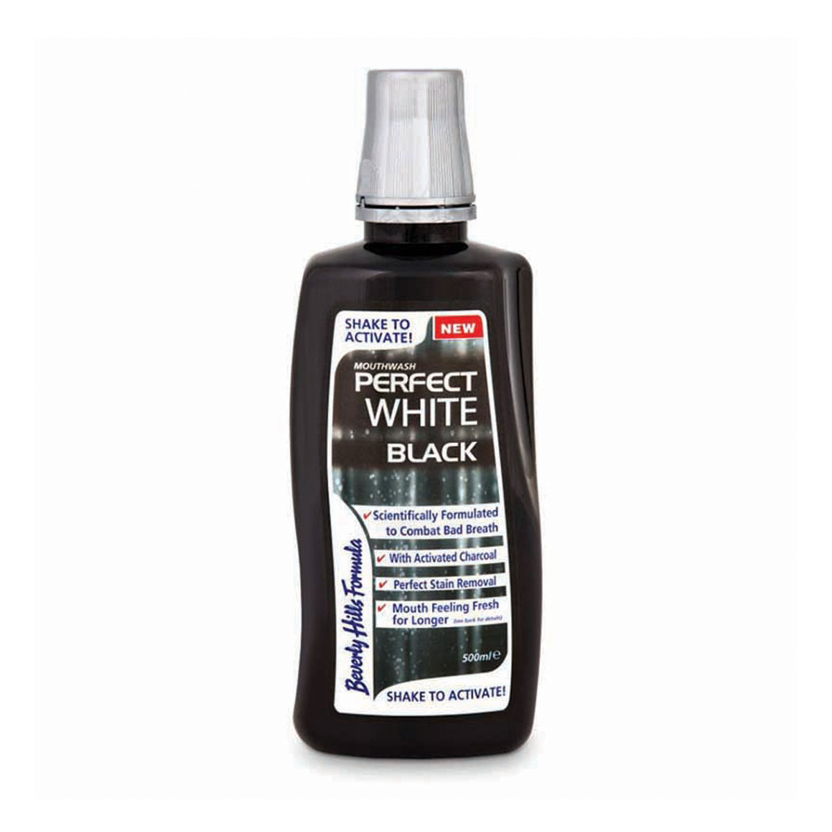 Apa de gura Perfect White Black, 500 ml, Beverly Hills Formula