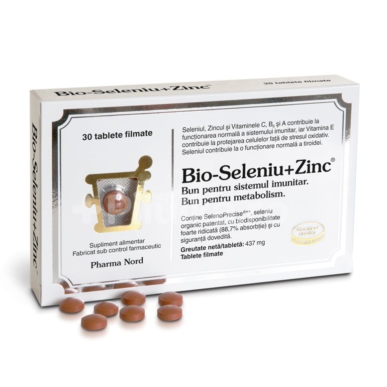 Bio-Seleniu  Zinc, 30 tablete, Pharma Nord