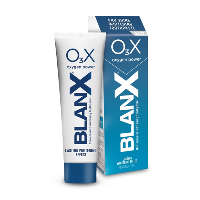 Pasta de dinti pentru albire non abraziva BlanX O3X Oxygen Power, 75 ml, Coswell