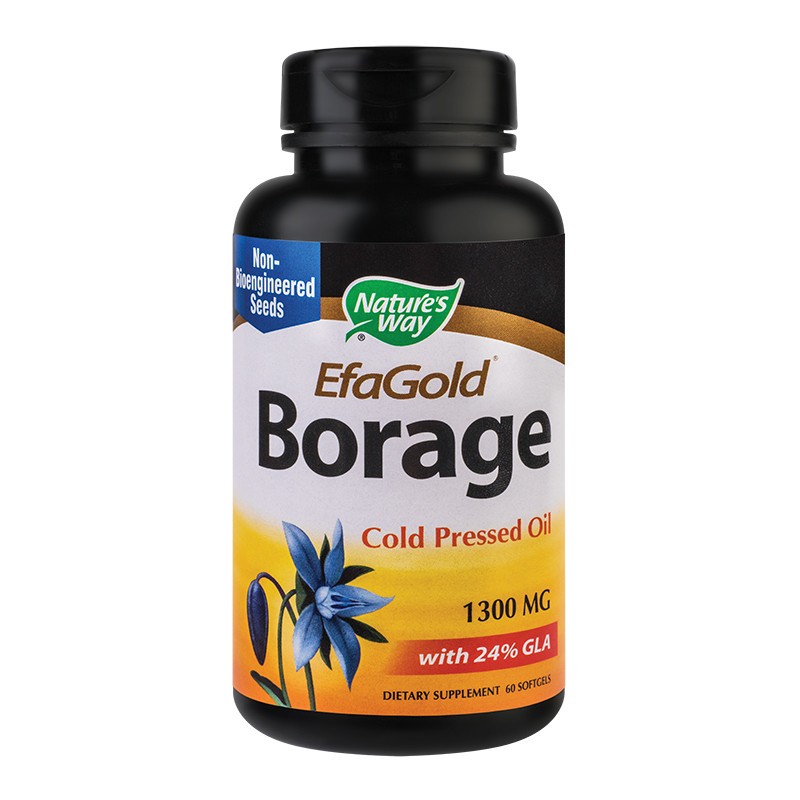 Borage 1300mg EfaGold Nature's Way, 60 capsule, Secom