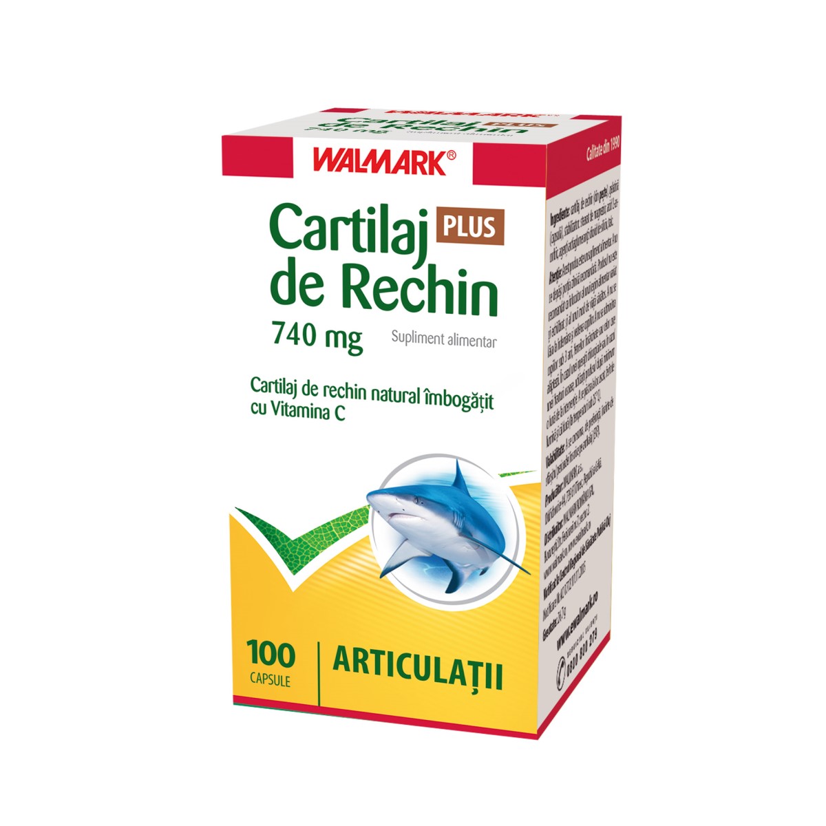 Cartilaj de Rechin, 30 capsule, Vitacare