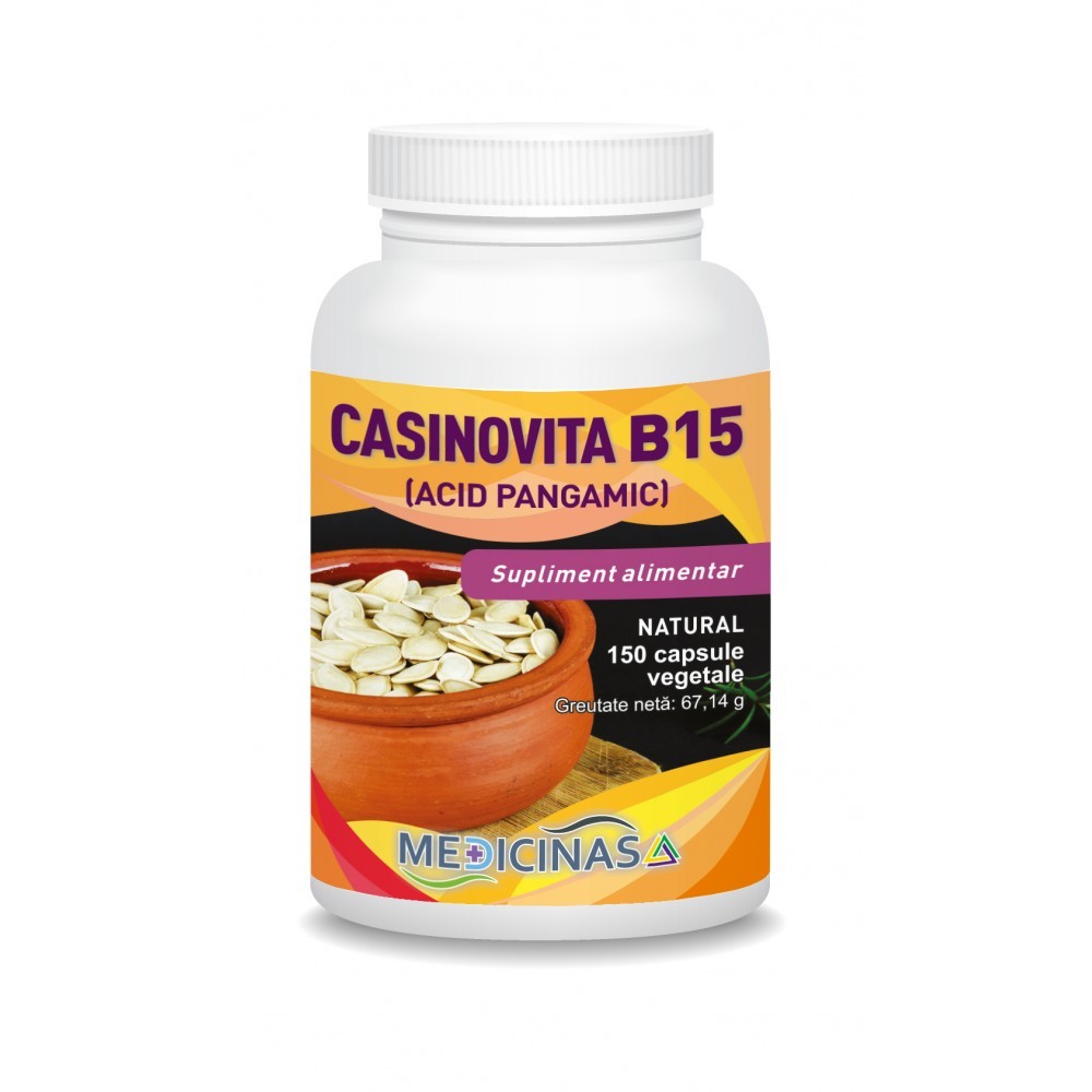 Casinovita B15 (Acid Pangamic), 150 capsule, Medicinas